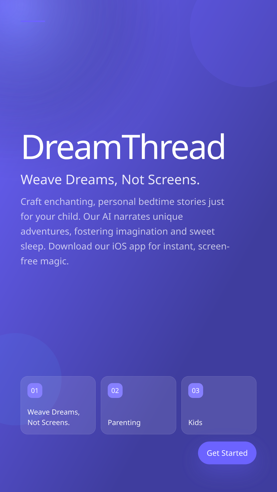 Weave Dreams, Not Screens.