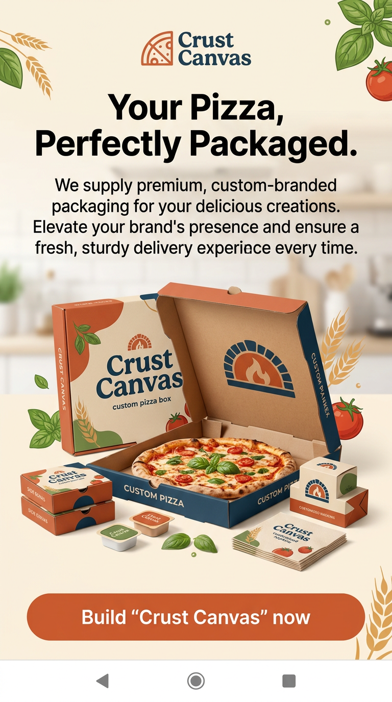 Your Pizza, Perfectly Packaged.