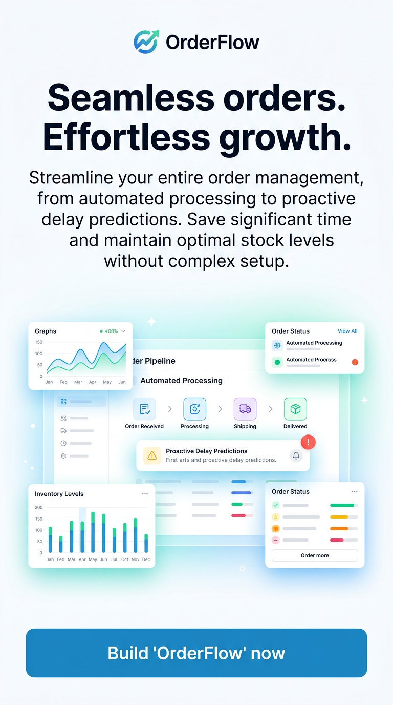 Seamless orders. Effortless growth.