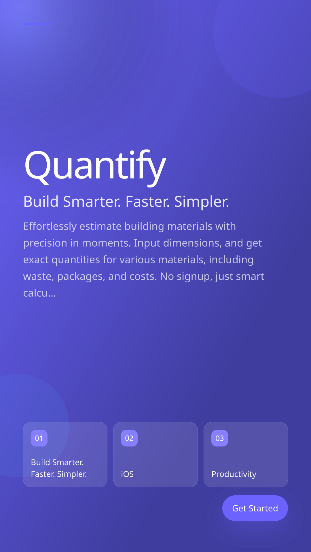Build Smarter. Faster. Simpler.