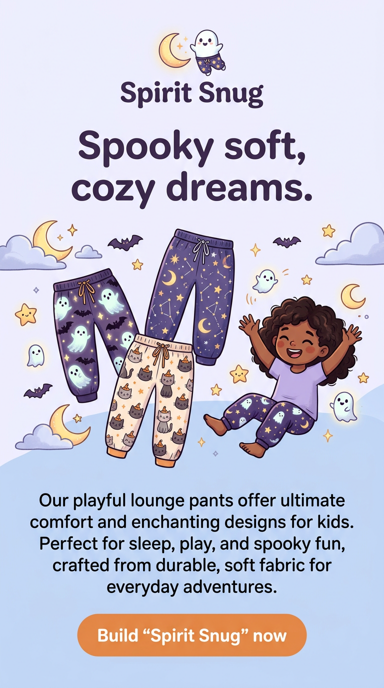 Spooky soft, cozy dreams.