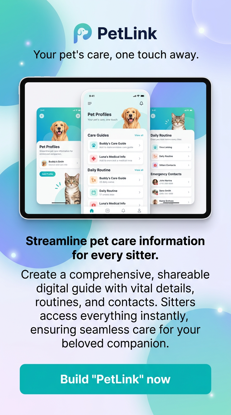 Your pet's care, one touch away.