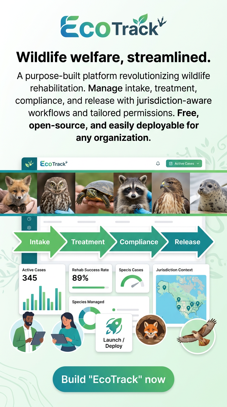 Wildlife welfare, streamlined.