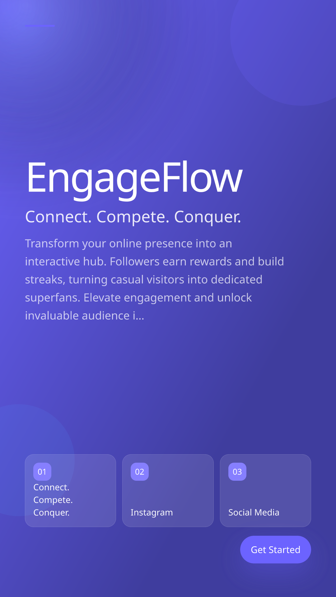 Connect. Compete. Conquer.