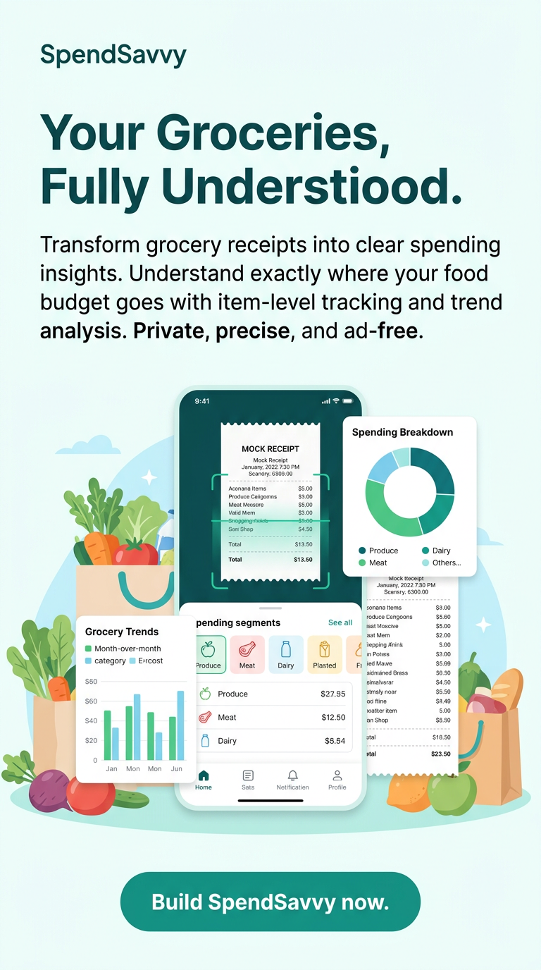 Your Groceries, Fully Understood.