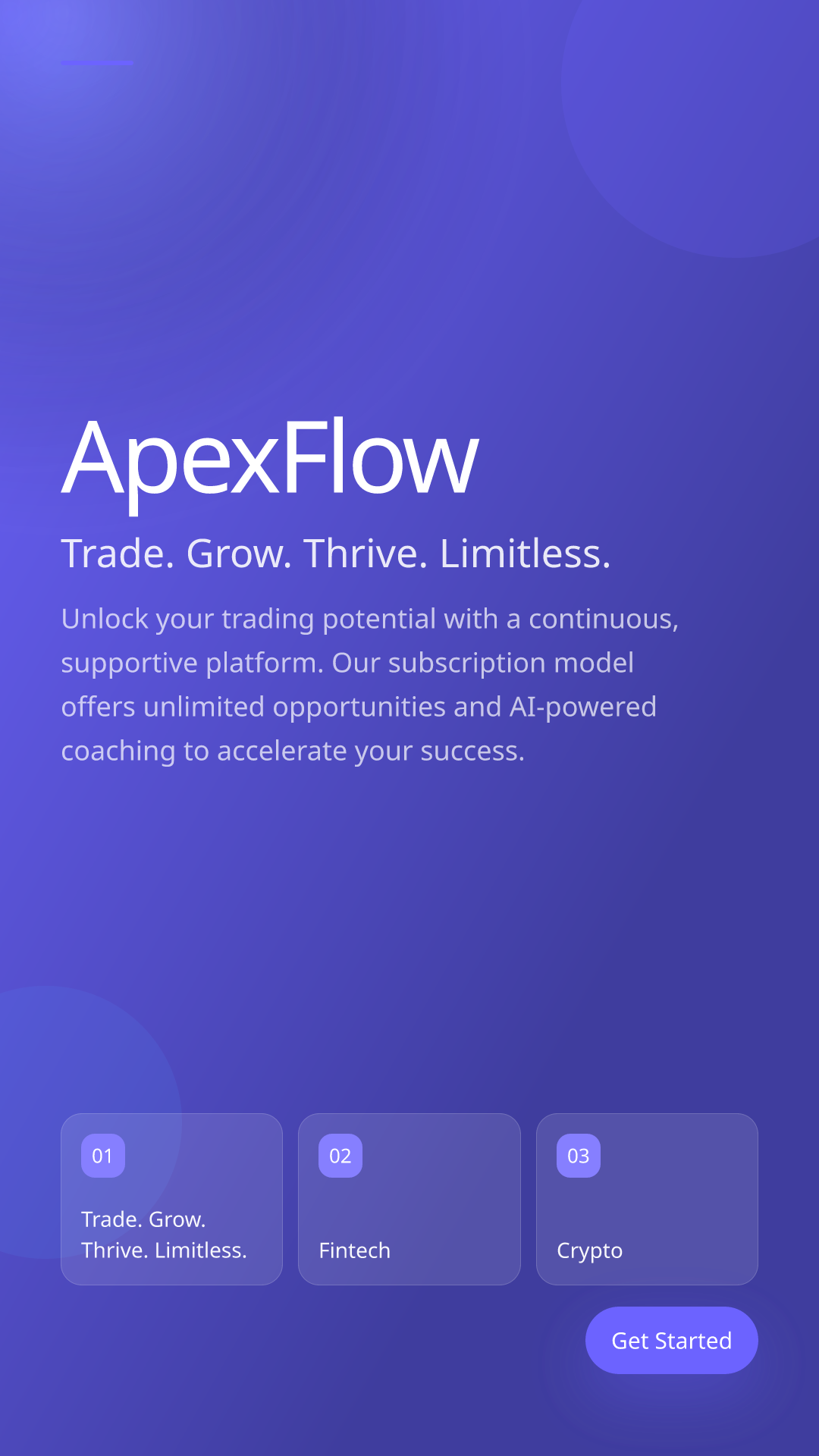 Trade. Grow. Thrive. Limitless.