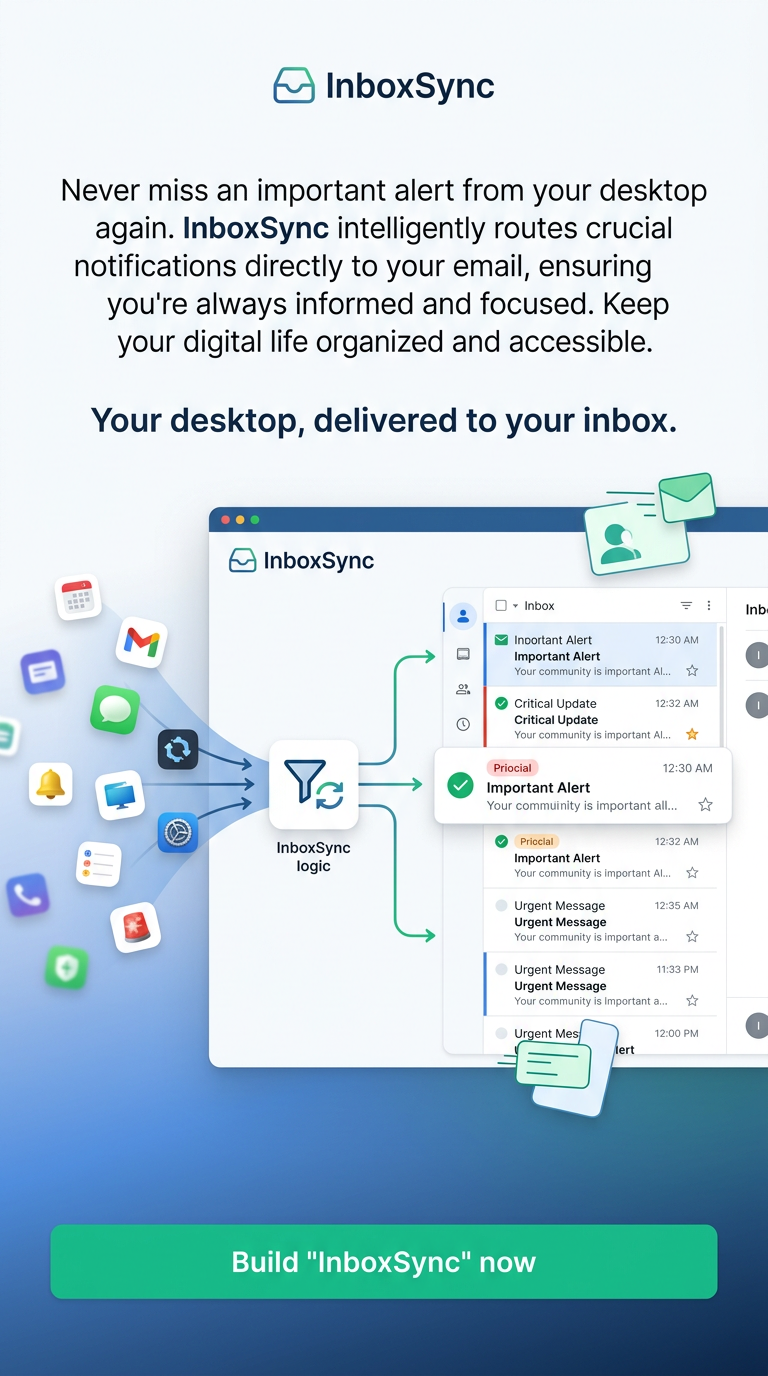 Your desktop, delivered to your inbox.
