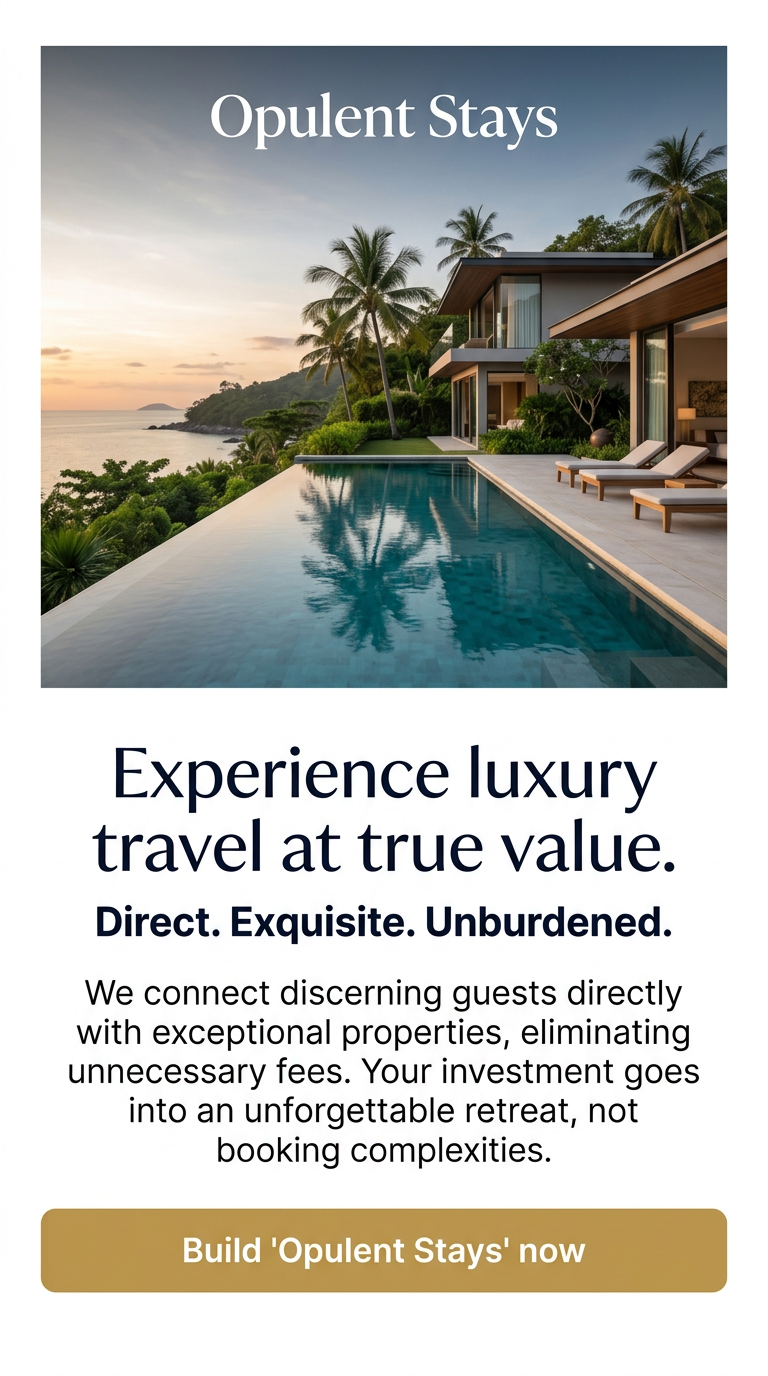 Direct. Exquisite. Unburdened.