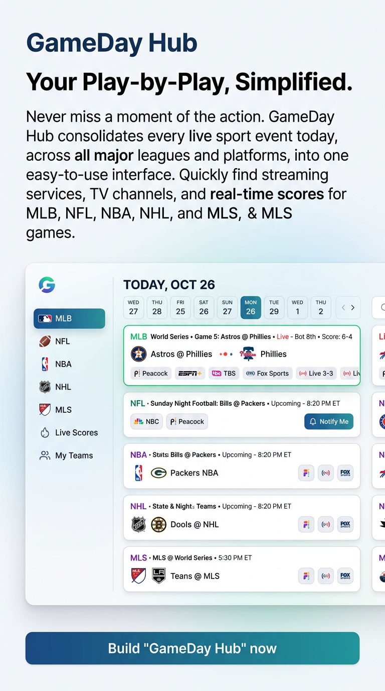 Your Play-by-Play, Simplified.