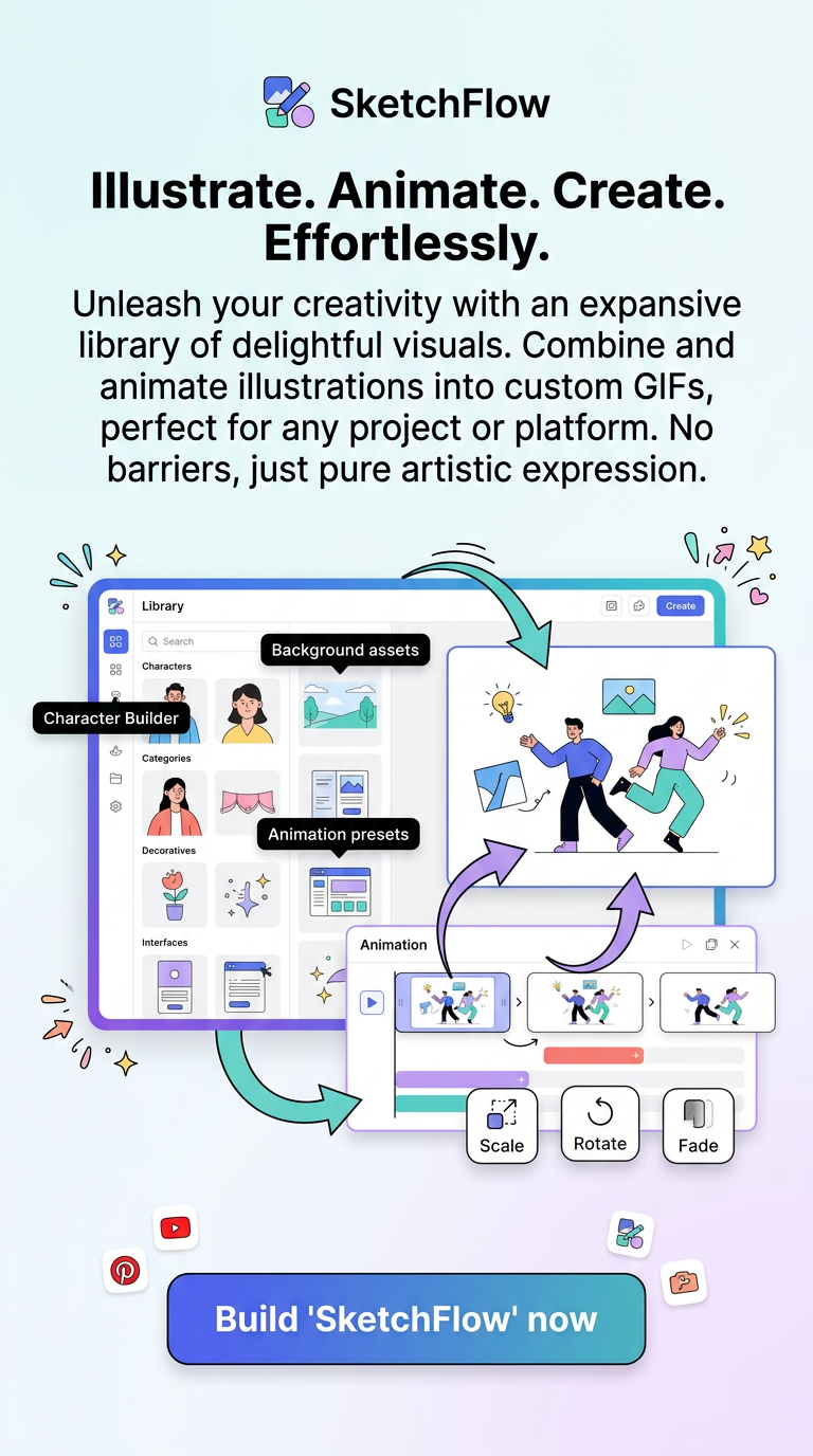 Illustrate. Animate. Create. Effortlessly.