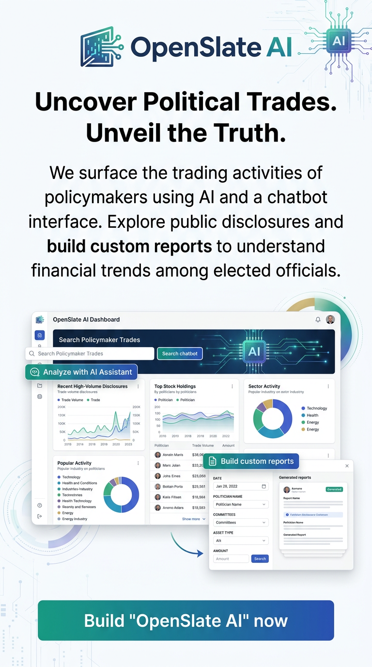 Uncover Political Trades. Unveil the Truth.