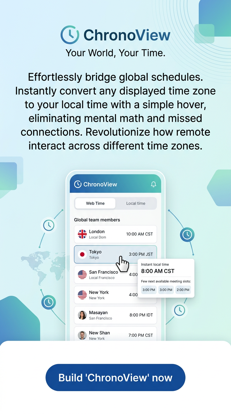 Your World, Your Time.