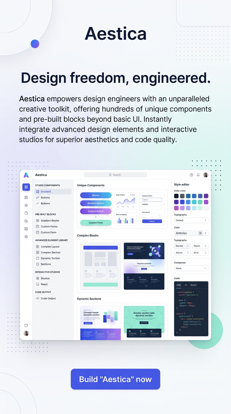 Design freedom, engineered.