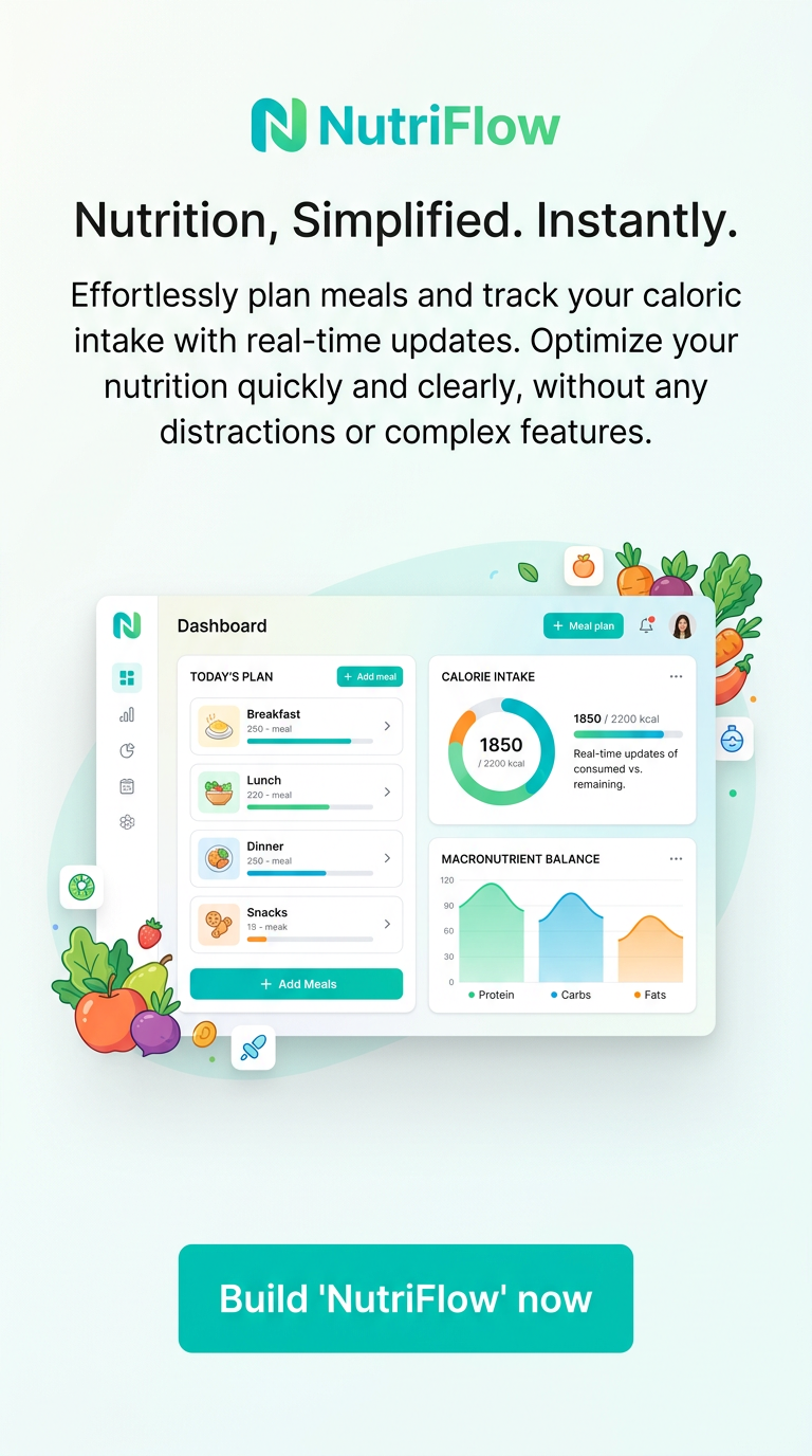 Nutrition, Simplified. Instantly.