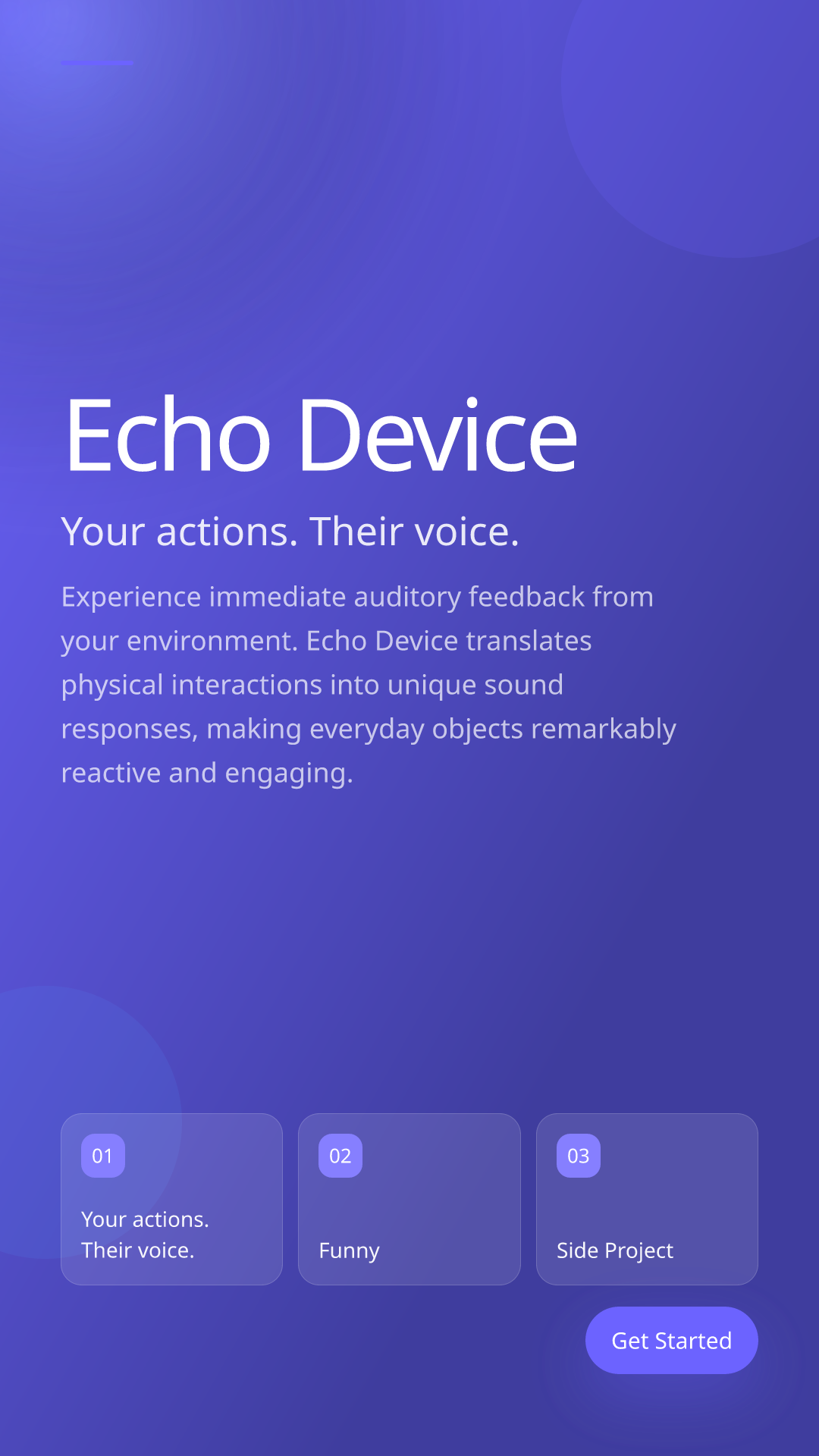 Your actions. Their voice.