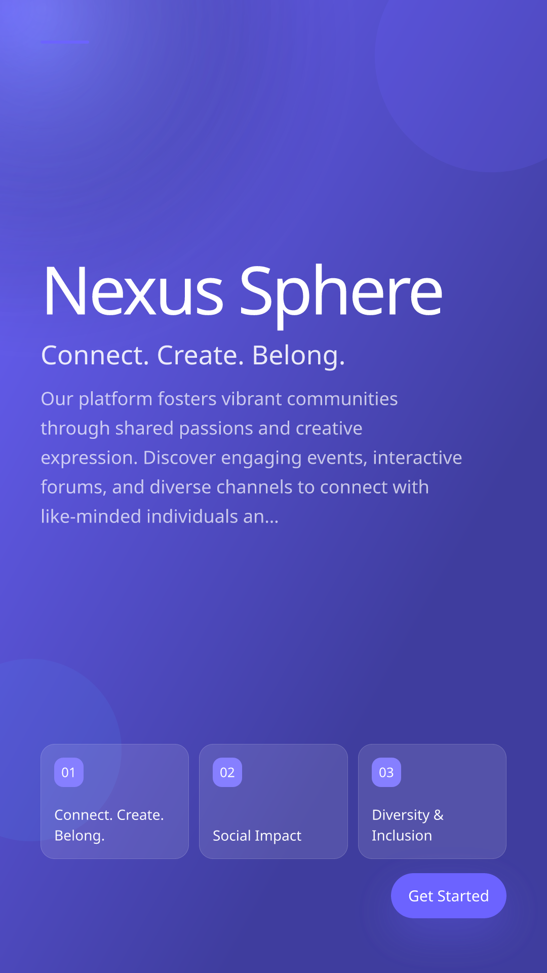 Connect. Create. Belong.