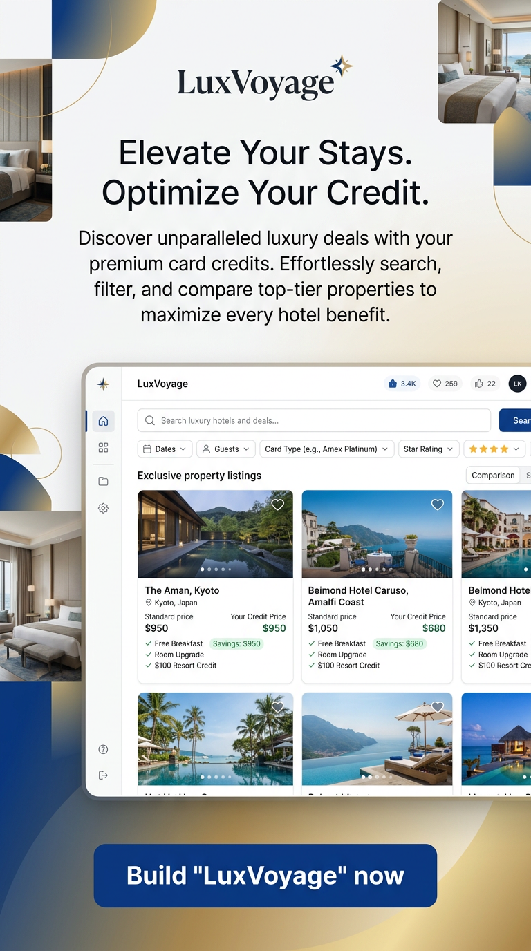 Elevate Your Stays. Optimize Your Credit.