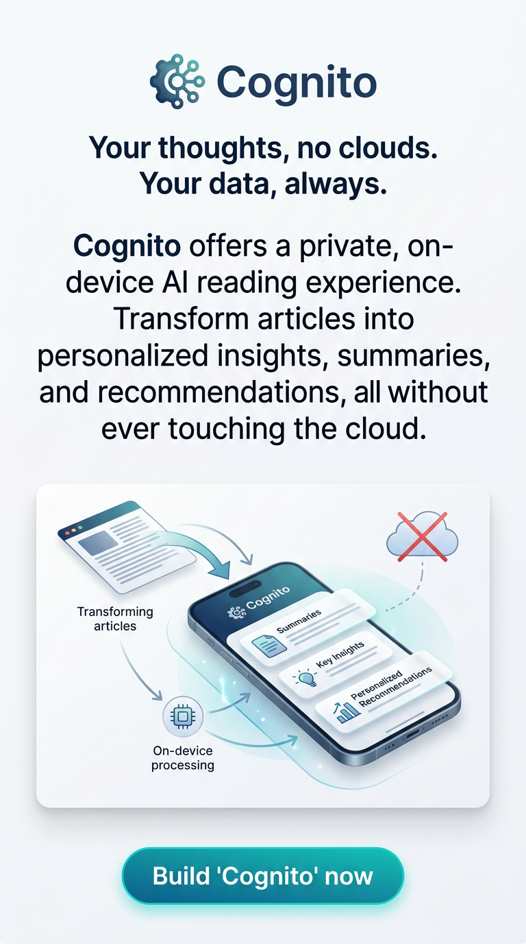 Your thoughts, no clouds. Your data, always.