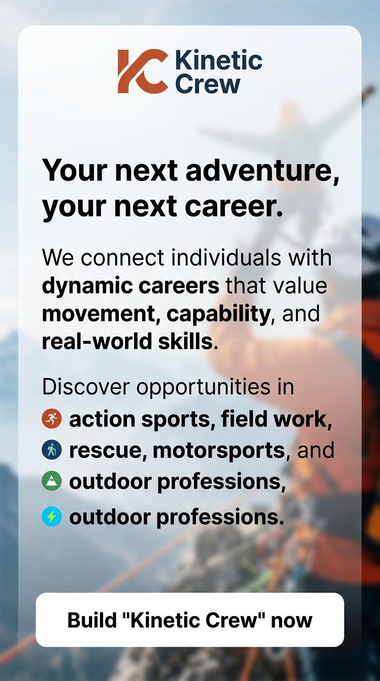 Your next adventure, your next career.