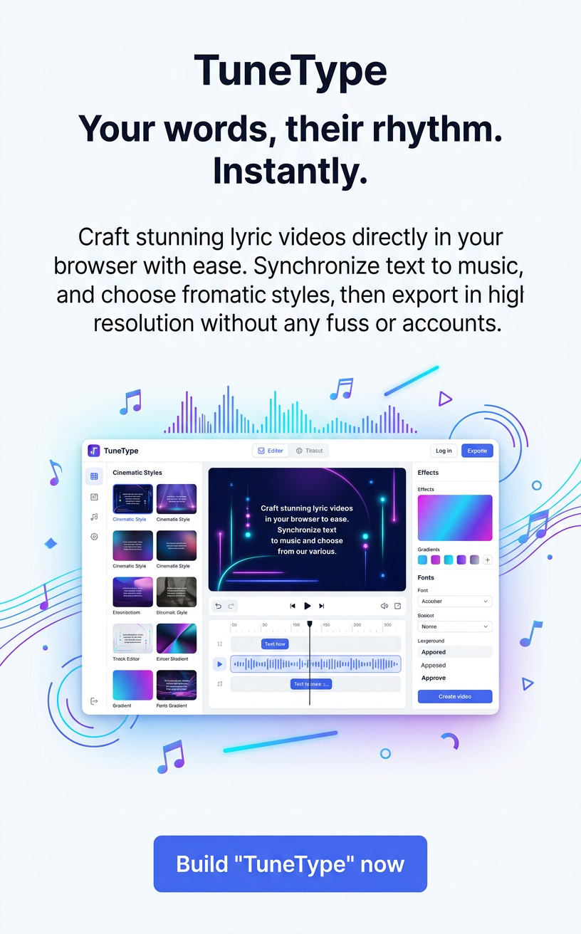 Your words, their rhythm. Instantly.