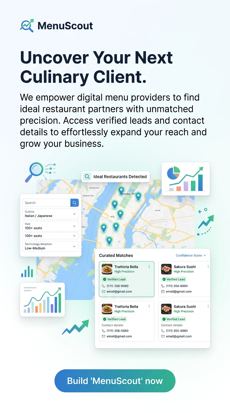 Uncover Your Next Culinary Client.