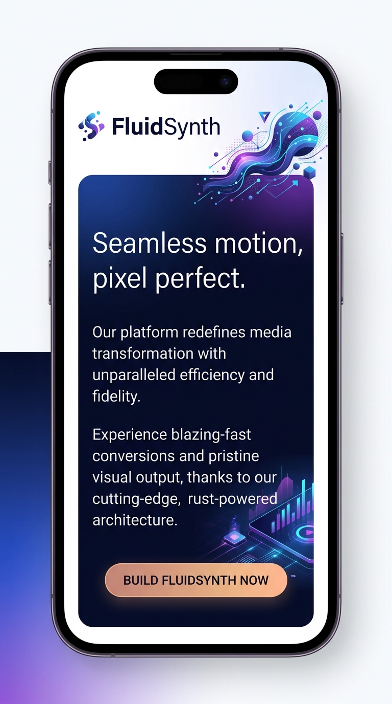 Seamless motion, pixel perfect.