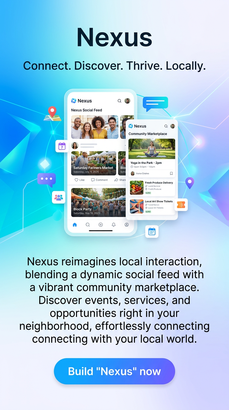 Connect. Discover. Thrive. Locally.