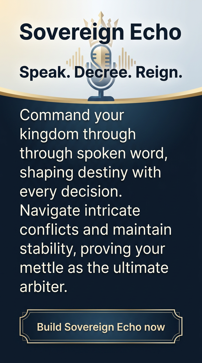 Speak. Decree. Reign.