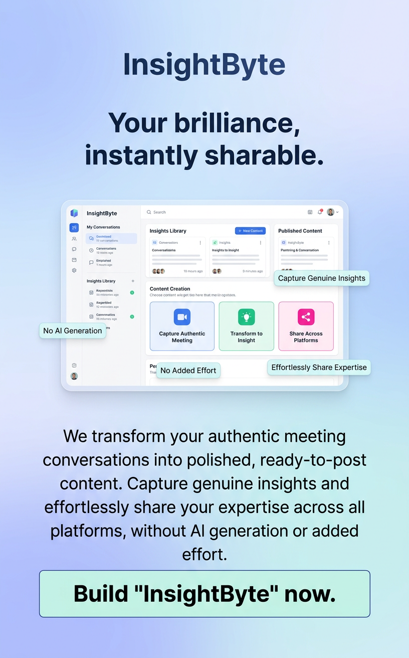 Your brilliance, instantly sharable.