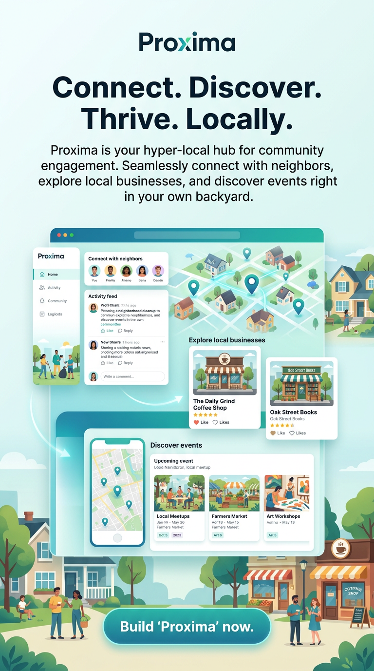 Connect. Discover. Thrive. Locally.