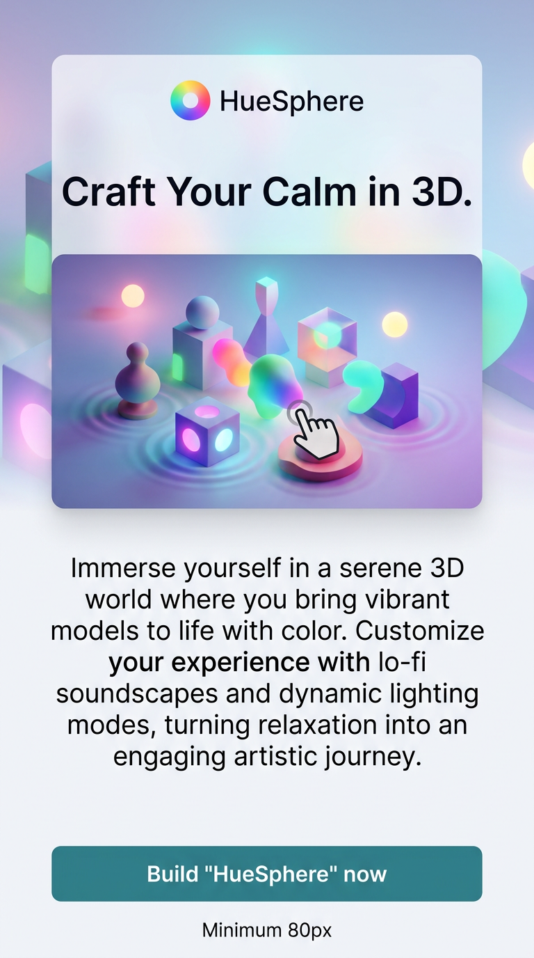 Craft Your Calm in 3D.