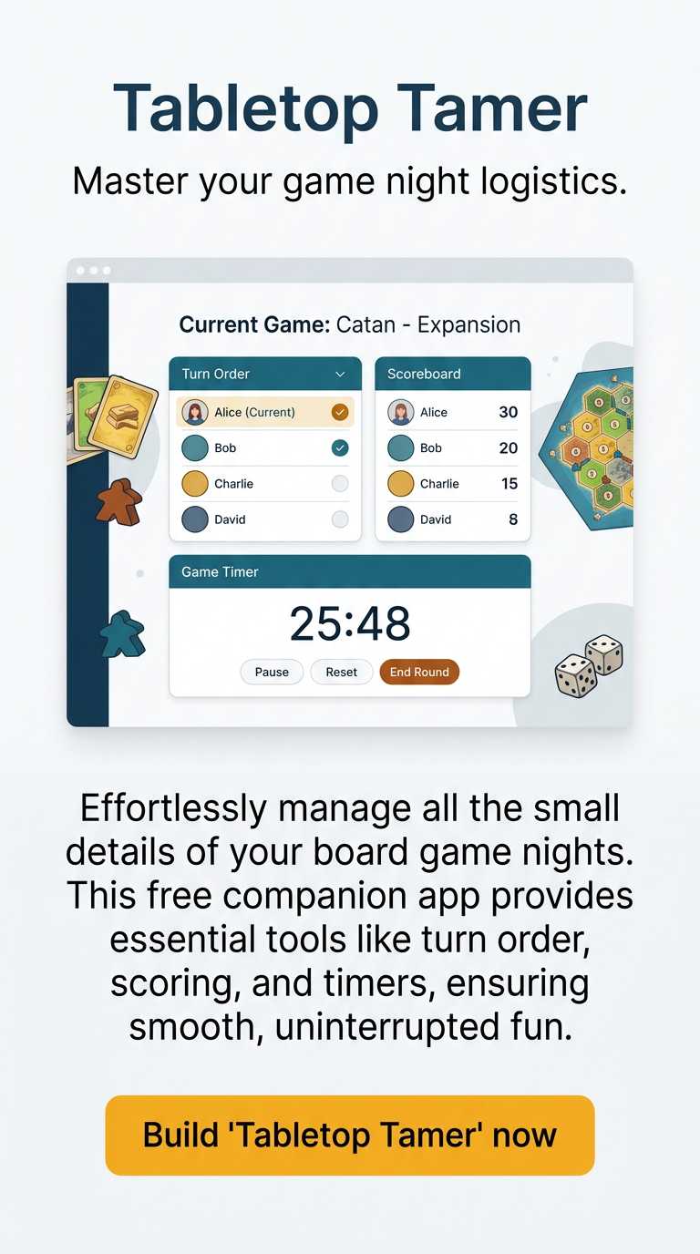 Master your game night logistics.