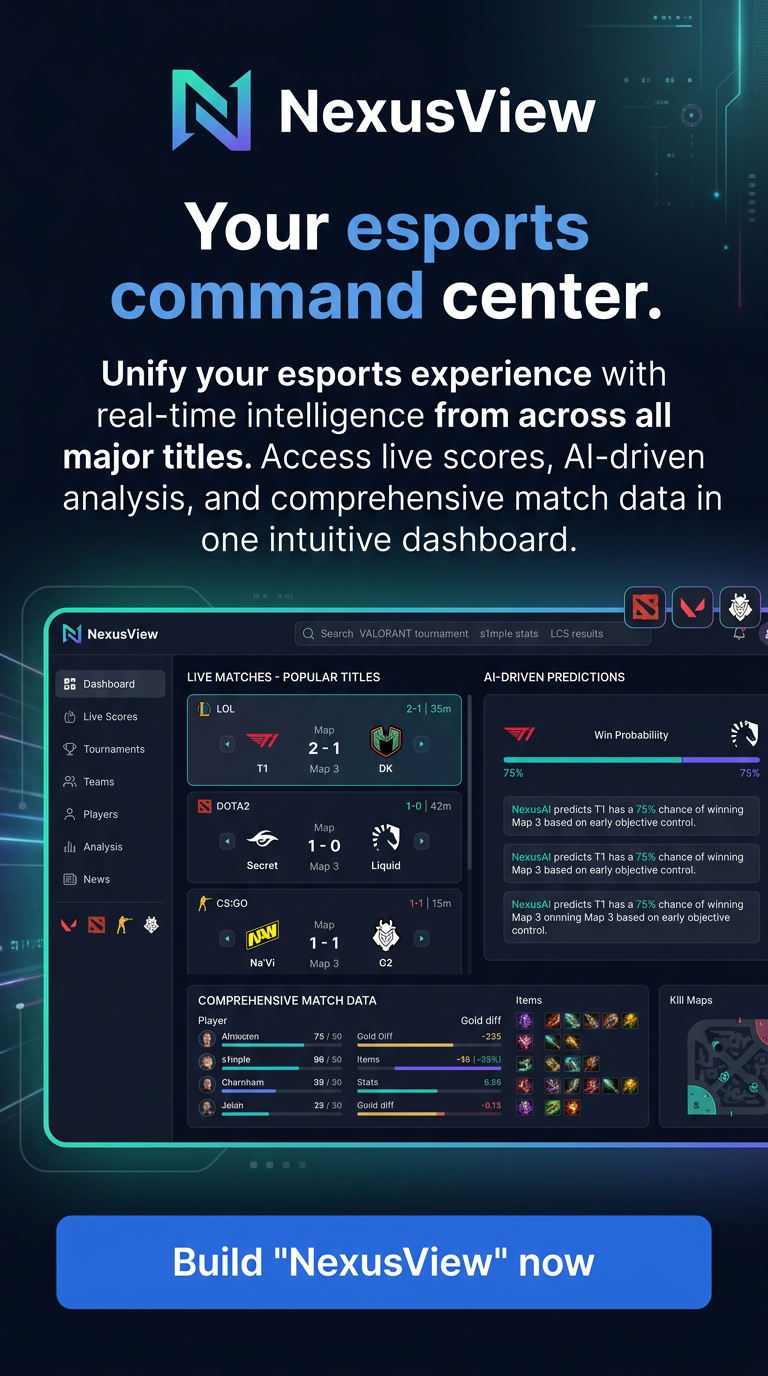 Your esports command center.