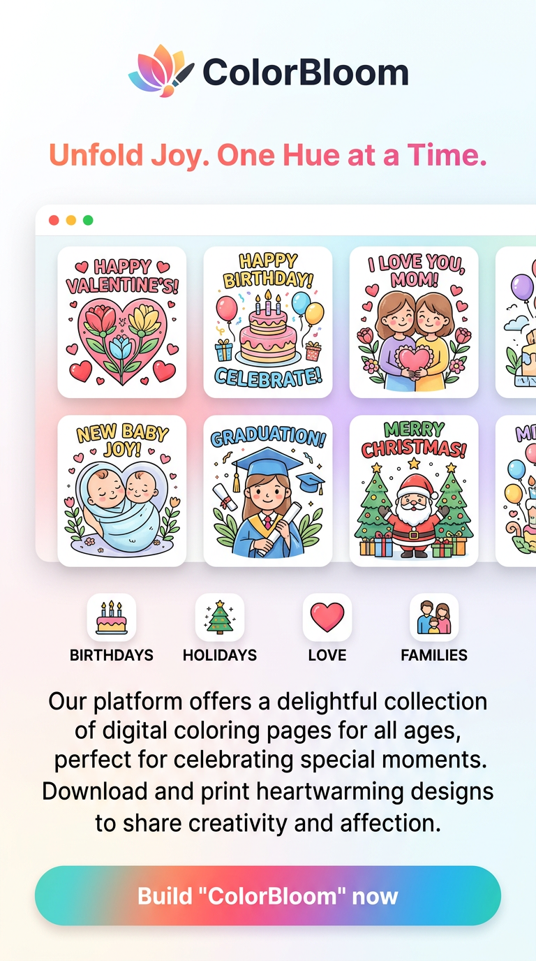 Unfold Joy. One Hue at a Time.