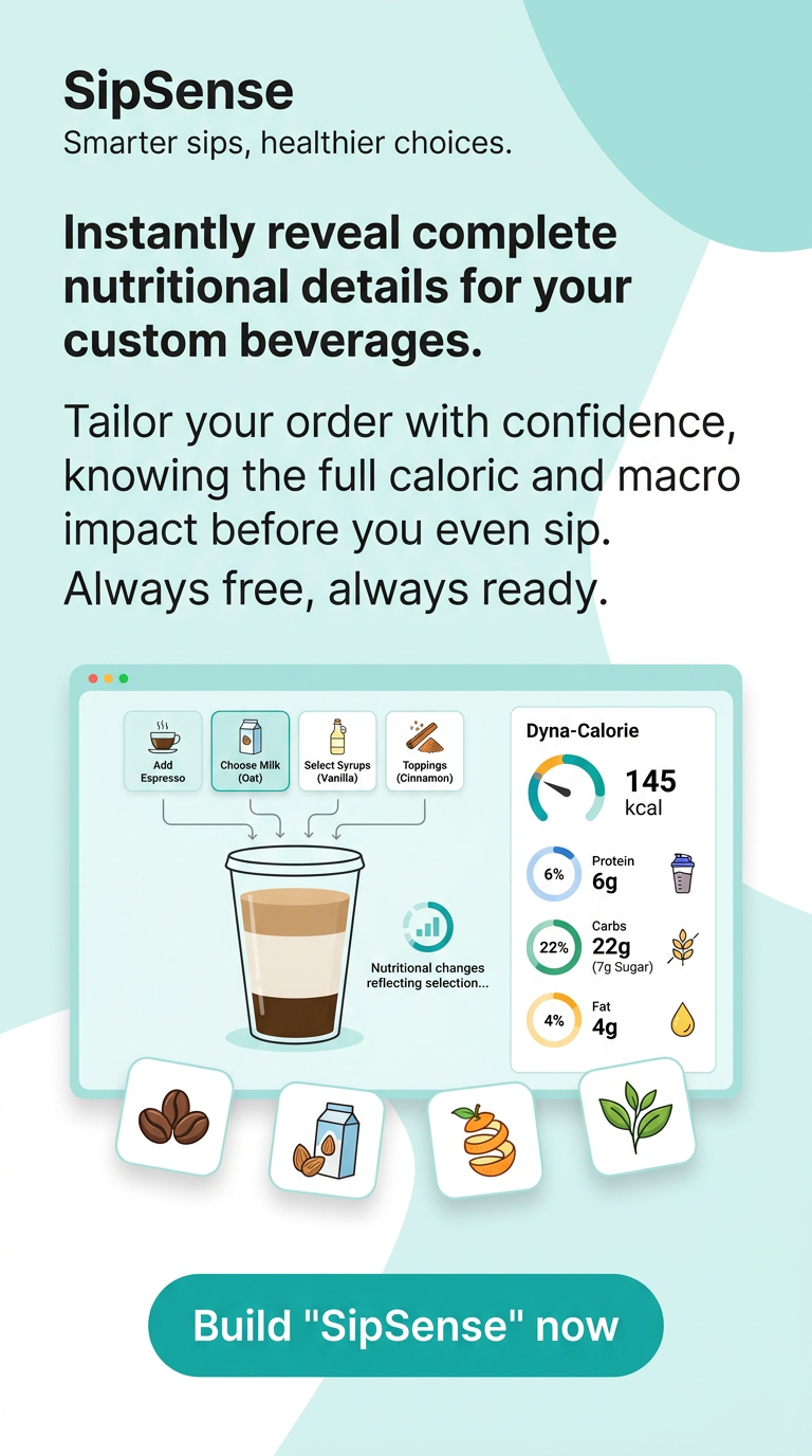 Smarter sips, healthier choices.