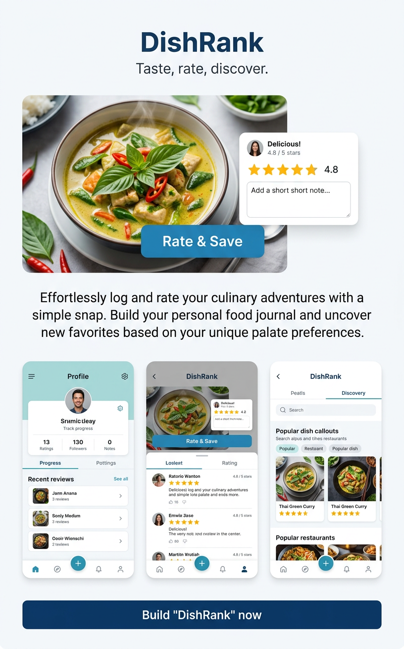 Taste, rate, discover.